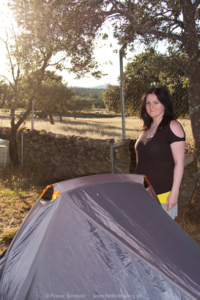 Lisa at Camping  Monfrage  Fraser Simpson