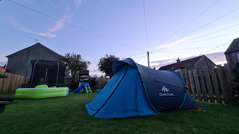 Camping next to the moth trap � Fraser Simpson