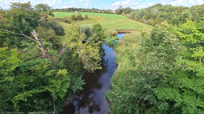 Carmel Water from Knockentiber Viaduct, Ayrshire � Fraser Simpson
