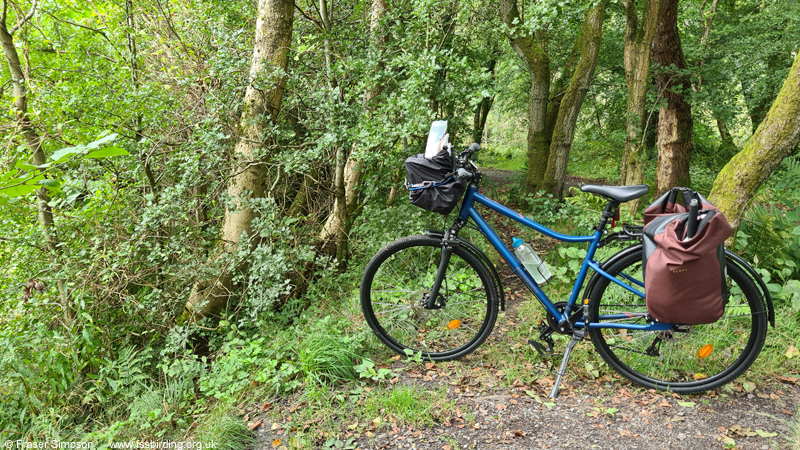 Biological surveys by bike, Ayrshire, Scotland, Aug 2023 � Fraser Simpson