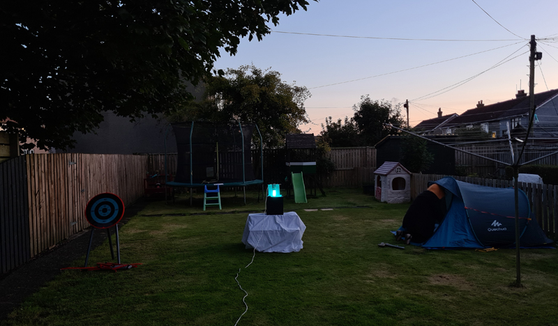 Garden mothing with a 20W Actinic Heath moth trap � Fraser Simpson 