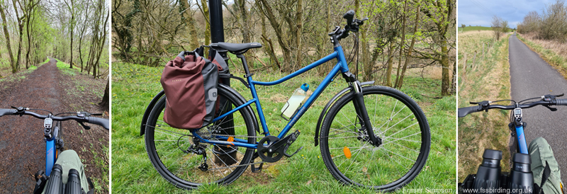 Birding by Bike, Ayrshire, April 2022