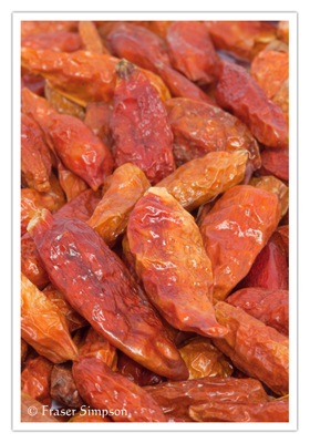 Dried Chillies � 2010 Fraser Simpson