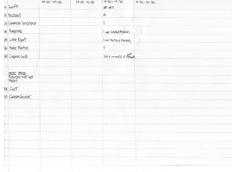 Team_eBird #GlobalBigDay list 9 May 2020