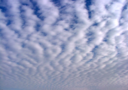 Mackerel Sky over Kilmarnock, Ayrshire, Scotland � 29 October 2006 � 1995 Fraser Simpson