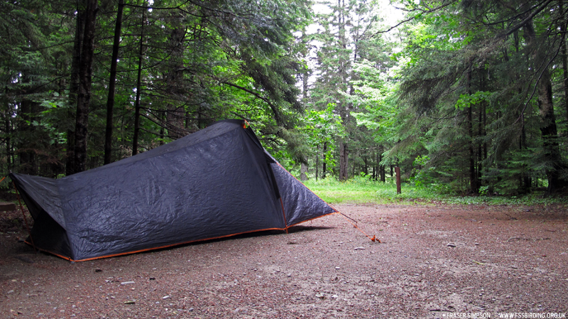 Camping, Baxter State Park � Fraser Simpson  �  www.fssbirding.org.uk